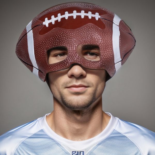Latex Material Fantasy Mask One Size Fit Most for Stage Productions and Theatrical Events with 200g Weight