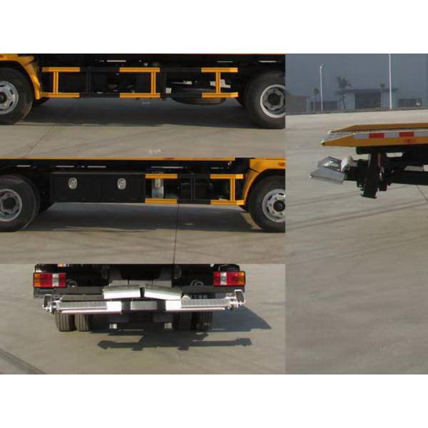 3800 Wheelbase HOWO Truck Mounted 4x2 6.2M Flatbed Tow Truck / Wrecker Vehicle