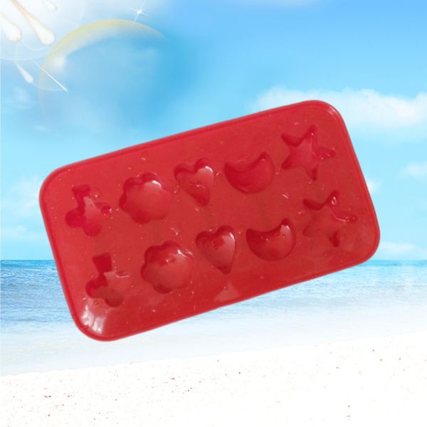 BPA Free Chocolate Silicone Ice Mold Nontoxic Multi Shaped Non Stick