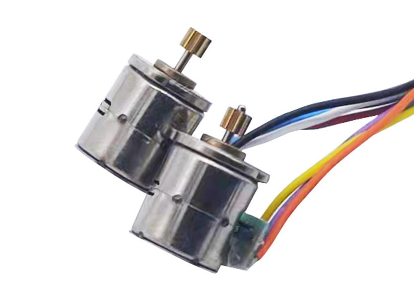 Мотор 8mm объективов фотоаппарата мини Stepper 2 провод участка 4 с медной шестерней