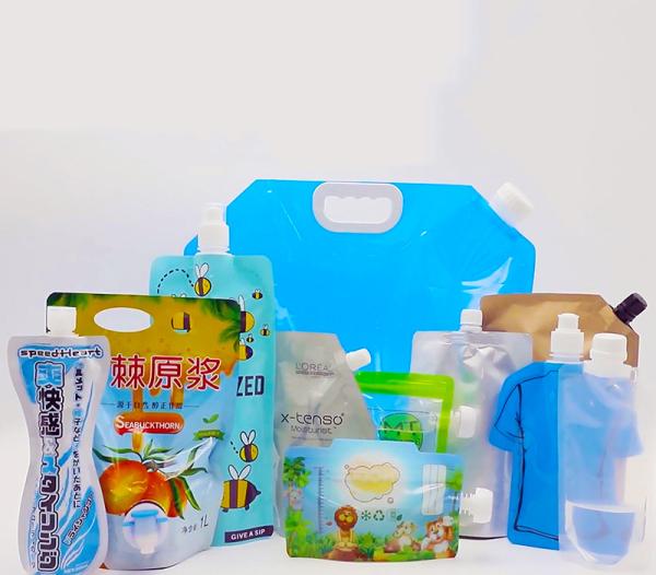 Customizable Glossy Matte Liquid Spout Pouch For Food Packaging Wholesale
