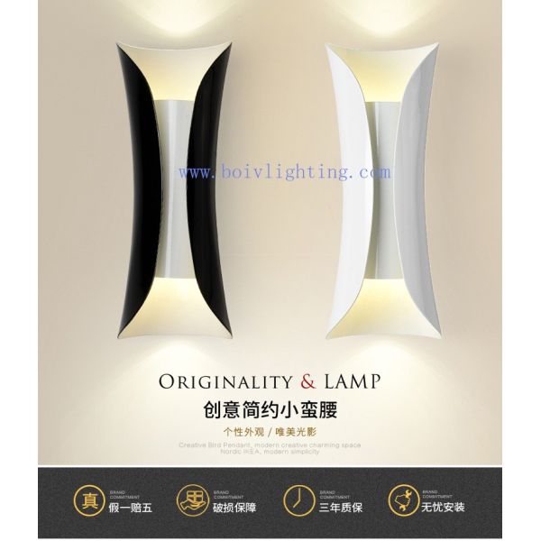 Iron LED Indoor Wall Lamp Exhibition Hall Lightings 130*340*130MM