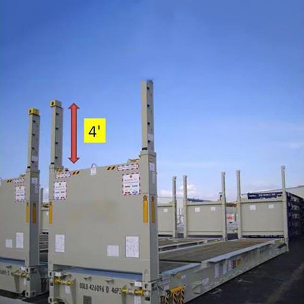 China To Benin Sea Freight Forwarding Services For Oversized Cargo  40FR/40OT Container