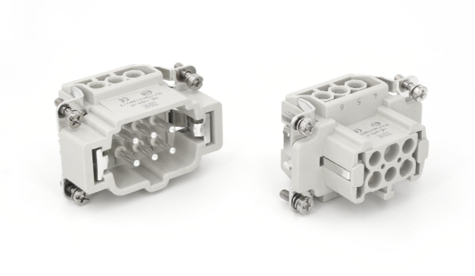 6Pins 16A HanB Heavy Duty Connector