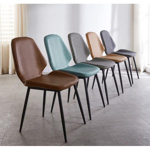 Nordic dining chair Modern simple household light luxury restaurant chair creative negotiation leisure computer chair
