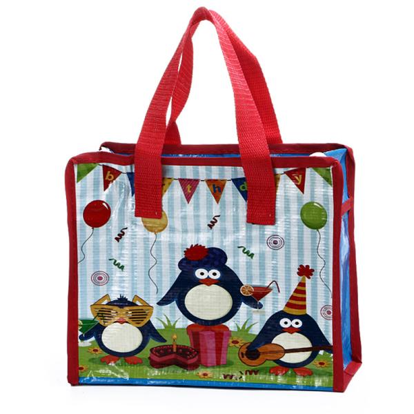 Printed Pp Non Woven Shopping Bag CMYK Laminated Non Woven Tote For Vegetables