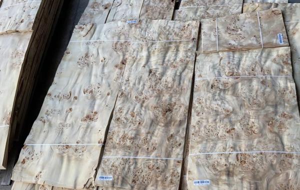 Mappa Burl Wood Veneer Length 0.5m-2m / 2cm-2.44m/ 2.45m-3.6m