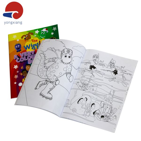 Full Color Childrens Colouring Book OEM Custom Colouring Book For Adults And Kids