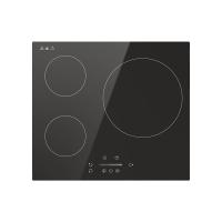 Cuisinière à induction à chauffage rapide à 3 brûleurs, cuisinière à induction avec minuteur 6100W