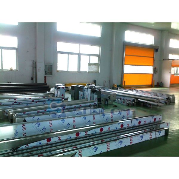 Industrial mais forte anti - vento tubo portas de alta velocidade rolante persianas