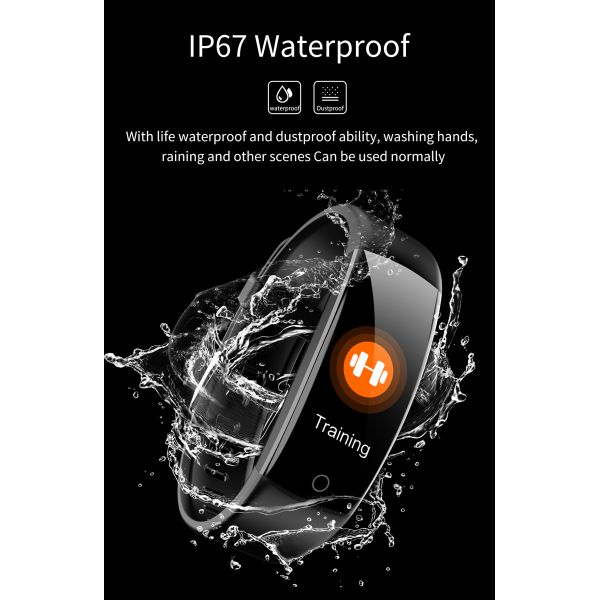 СМС напоминают браслет сердца ИПС экрана касания умный