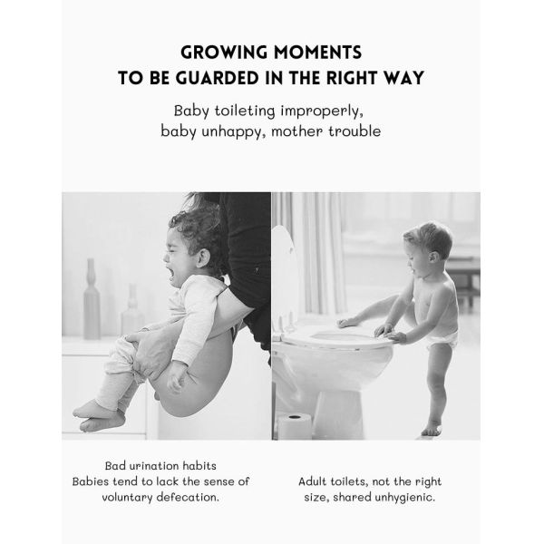 childrens potty toilet with Flushing Sound White Blue Pink Solid Design