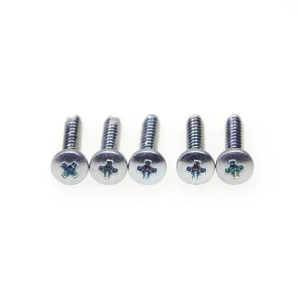Customized Cutting Tail Screw Heat Treatment Hardening Carbon Steel Plating Zinc St2.6 St2.9 St3.9 Pan Head Phillips Self Tapping Screws for Plastics