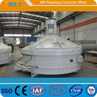 Descarregando rapidamente o misturador MP1500/1000 concreto industrial
