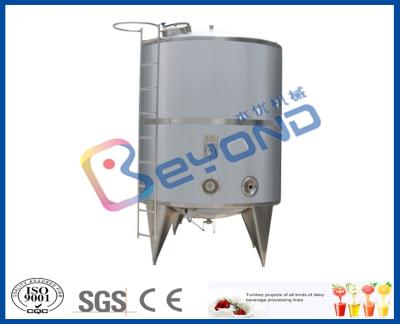 Tanque de armazenamento de aço inoxidável do leite da única camada para GV do tanque de armazenamento do suco/CE/ISO9001