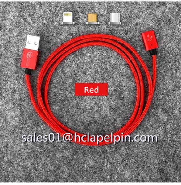 Magnetic Charging Cable For iphone6 and Samsung mobile phone micro usb cable