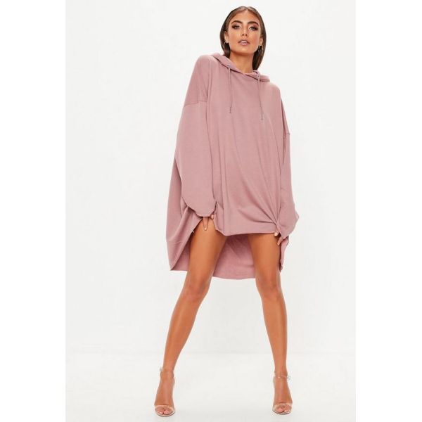 Custom Rose Oversized Hoodie Printing Sweater Dress
