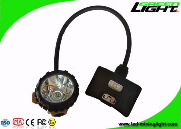 Semi Corded LED Mining Light 6.8Ah IP68 1200 Battery Cycles With Safty Rope