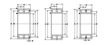 Double Row Heavy Duty Roller Bearings SL185004 Chrome Steel