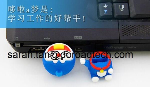Hot Sell Gift Customized PVC Cartoon USB Pen Drive, Grade A Chip USB Flash Drives