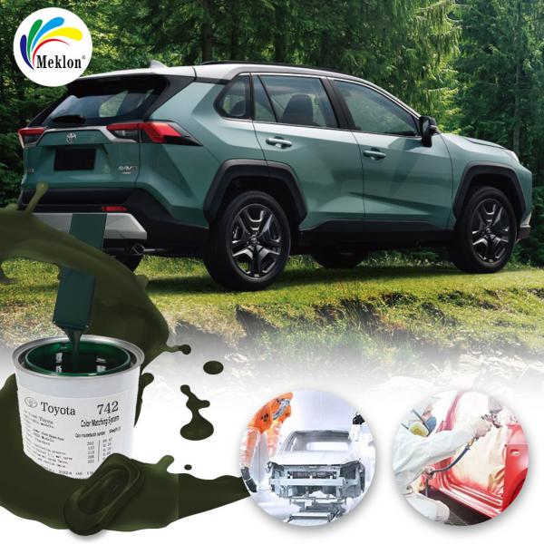 Fast-Drying Deep Green Pearl Car Paint for Nissan Honda