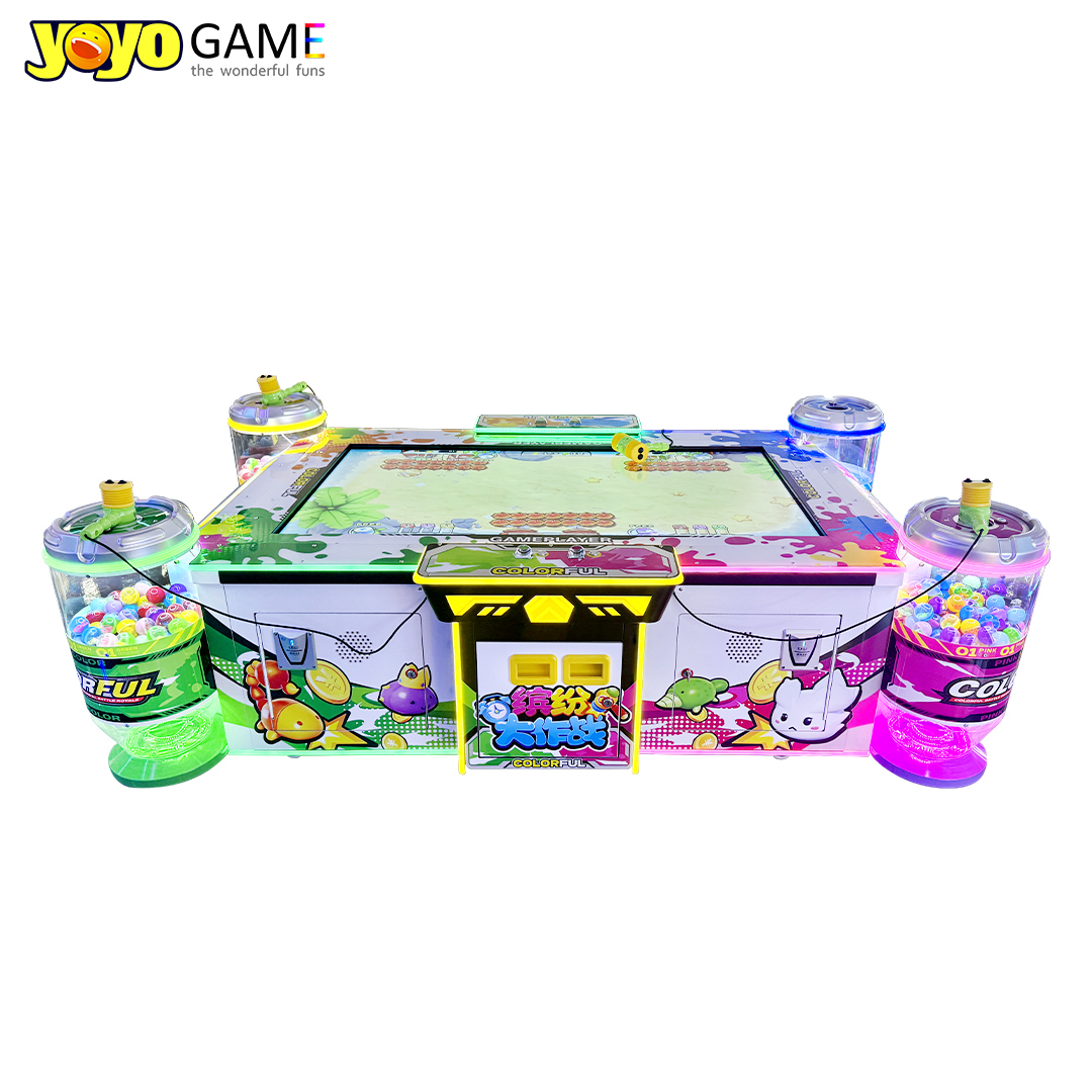 Colorful Battle Arcade Game Machine | Coin Operated Multiplayer Hammer Hit Arcade Game