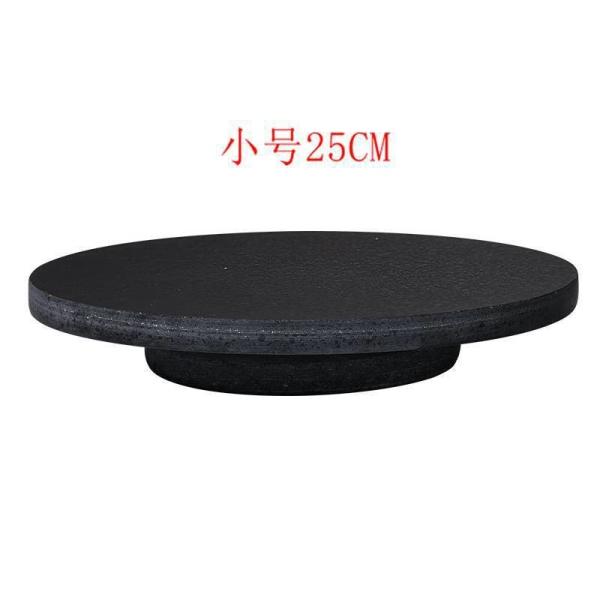 Acacia wood Cake Plate Tray Turntable Rotating Cake Stand Cake Decorating Rotary Table For Kitchen
