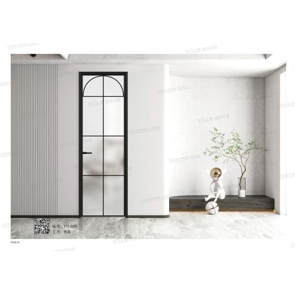 Modern Sliding Aluminum Alloy Doors Manual Opening Efficient Ready