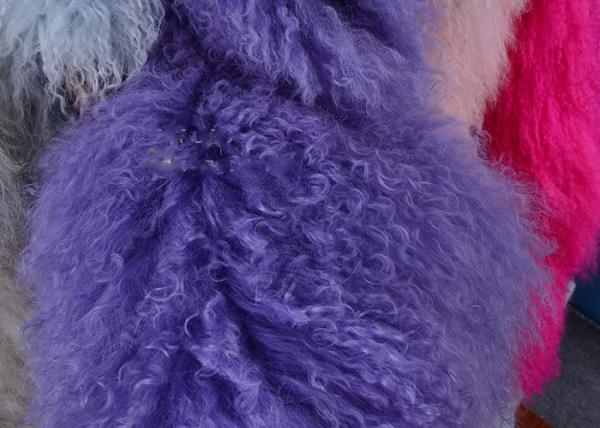 Mongolian Sheepskin Rug Home Fashion Decorative Throw Long curly sheepskin fur