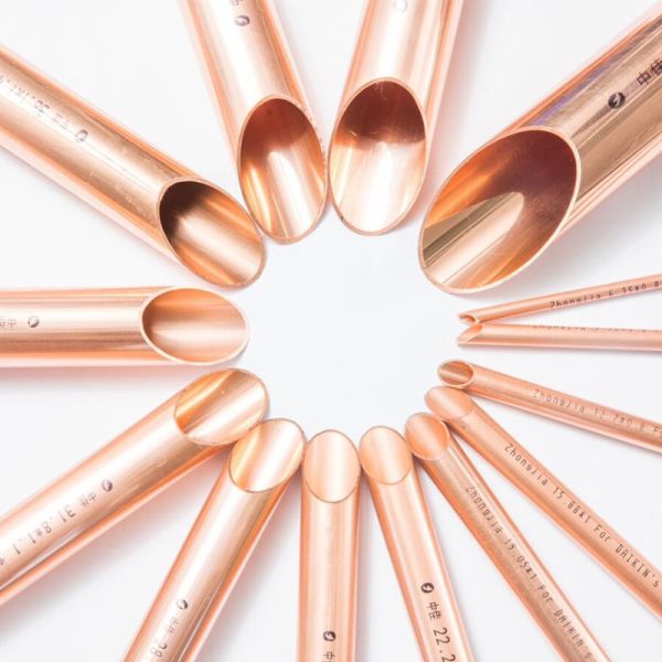 Alliage de cuivre sans couture de refroidissement de tuyau de climatisation