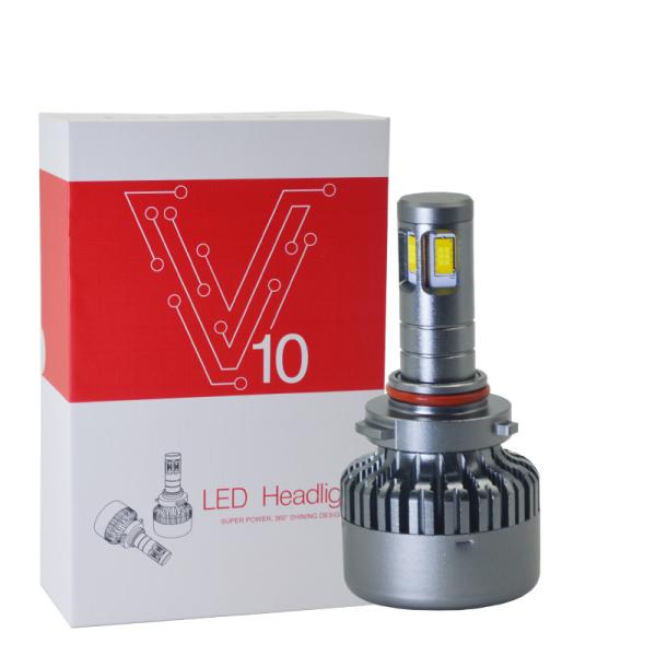 3000K H8 / H9 / H11 Car LED Headlights V10 DC 12 - 24V 120W High Power