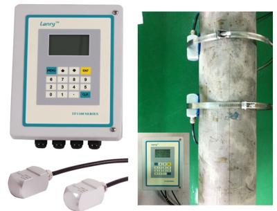 A saída ultrassônica TF1100-EC do modbus do medidor de fluxo da água profissional do fuel-óleo