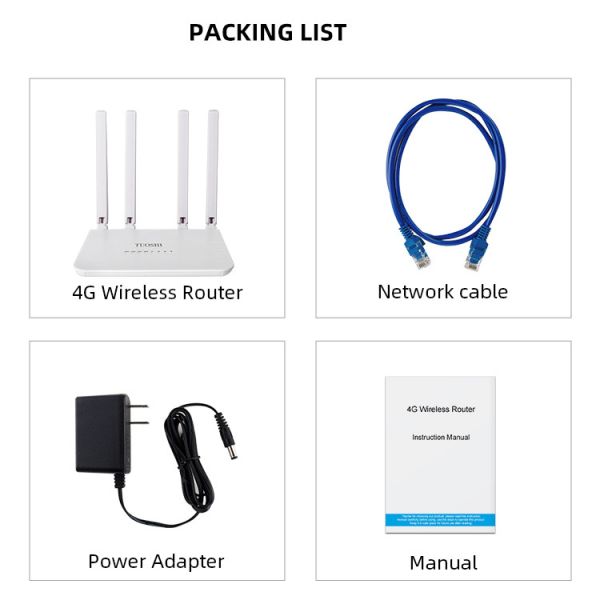 Модем низкой мощности 4g маршрутизатора Wifi беспроводной LTE антенны кота 4 FCC с SIM-картой