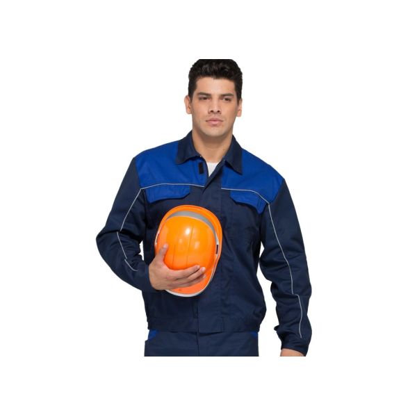 Куртка мягких промышленных людей, куртка безопасности яркая работая с регулируемым Вайстбанд