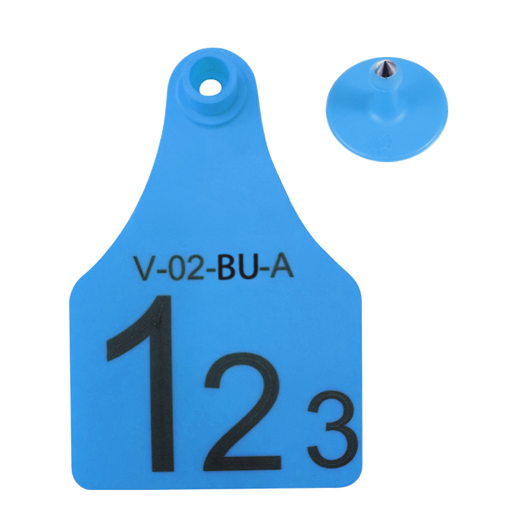 FOFIA ET921 Plastic Cow Ear Tags Animal Tracking Laser Coding Various Sizes Bovine Cattle Sheep Pig Farm Use with Number