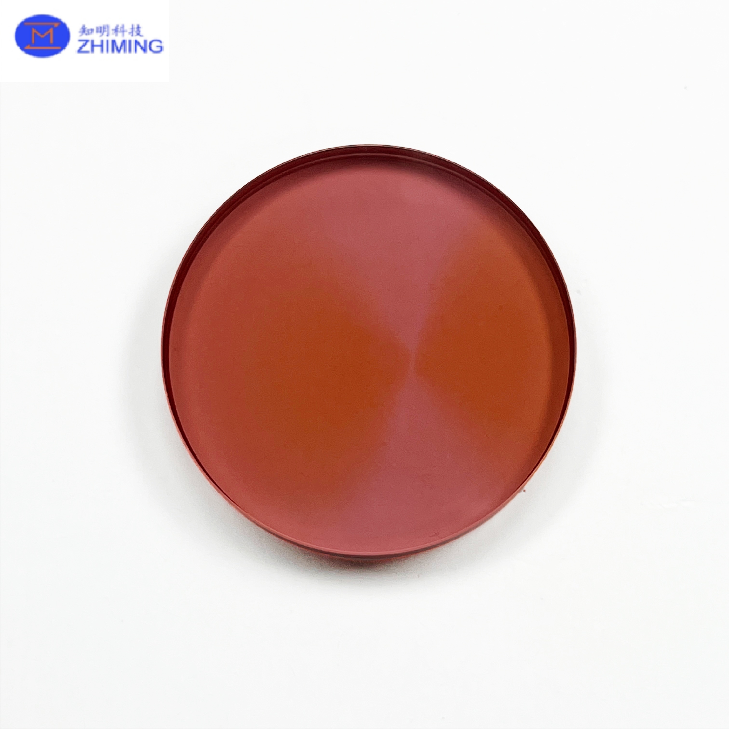 Lab-Grown Orange Sapphire Rough Material