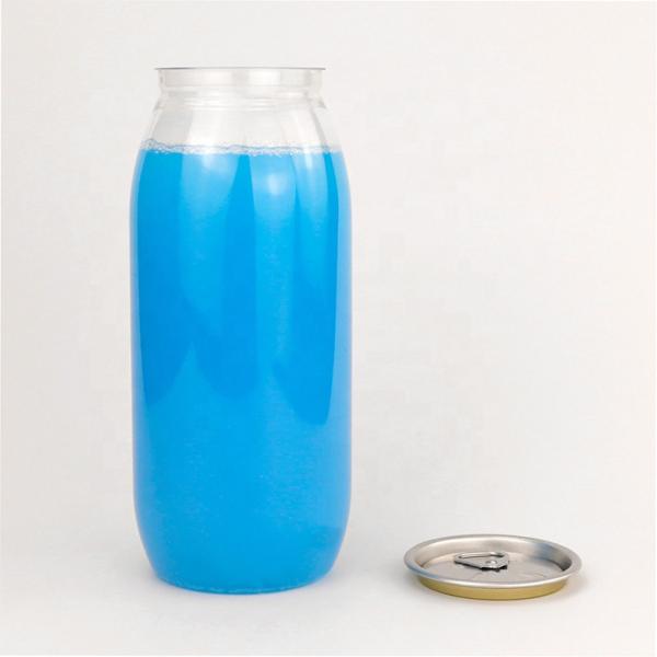 650ml Fresh Juice Plastic Beverage Bottles Custom PET For Mineral Water