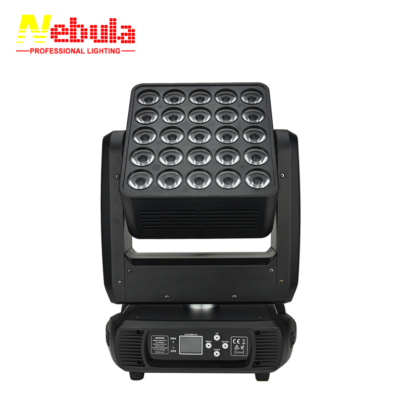 Beam Effect Matrix Light 25x12w RGBW 4in1 Led Moving Head Wall Wash Light
