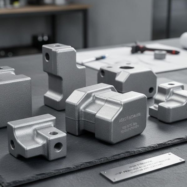 High Strength Wear Resistant Castings with AS2027 NiCr4-600 Material and 600-1000 MPa Tensile Strength for Custom Applications