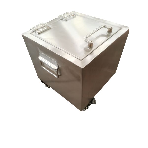 Stainless Steel Inner Outer Lead Shielded Box For Isotope Transport Storage