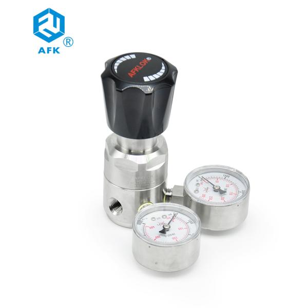 CO2 Nitrogen Propane Gas Pressure Regulator Valve With Gauge 6000psi 4000psi