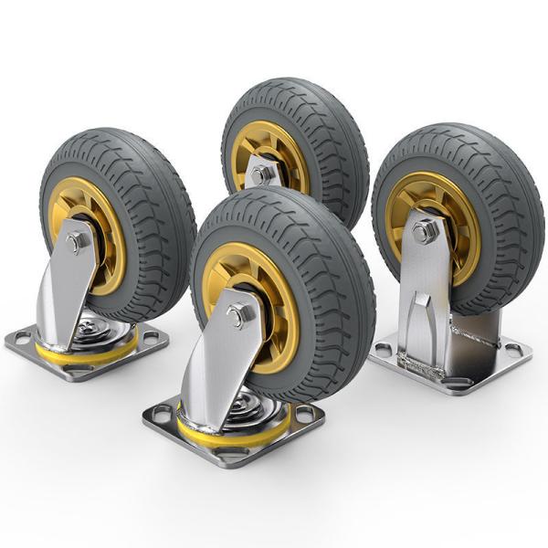 300kg de peso pesado Golden Caster Wheel com freio e durável 4 polegadas/5 polegadas/6 polegadas/8 polegadas