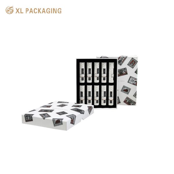 Custom Printed Gift Box for Lipstick Sets with Sturdy Rigid Lid & Base, 10