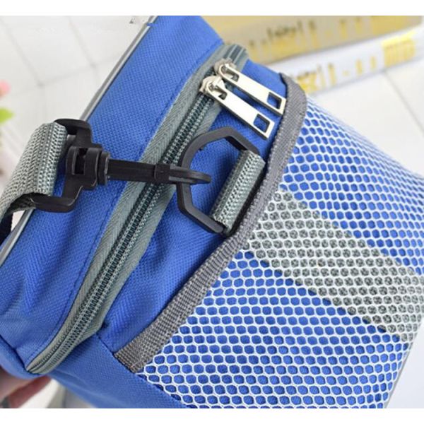 Color azul puro aislado congelado cerveza de las 12 bolsas de asas más frescas de las latas para la familia