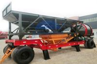 Planta de tratamento por lotes concreta móvel de YHZG25 25m3/H, Mini Mobile Concrete Batching Plant