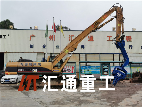 6 Meters Hydraulic Pile Hammer For PC200-8 PC230 PC240