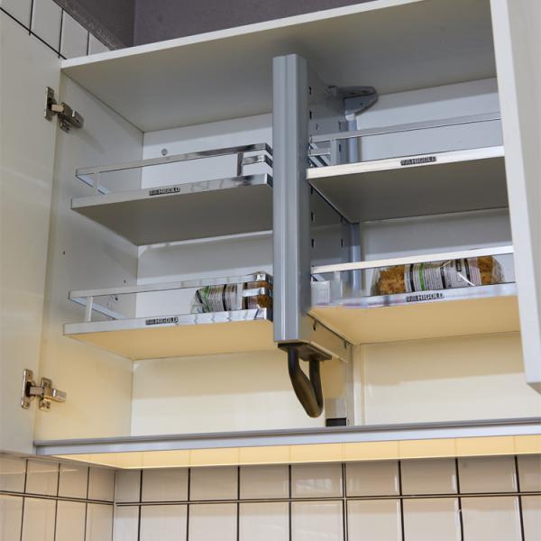 Chengdu anunciou armários de cozinha personalizados do PVC da mobília da cozinha do apartamento