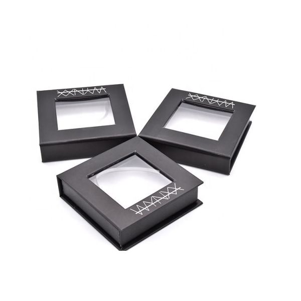 Покрытие магнитной коробки ресницы окна картона CMYK 3d водное