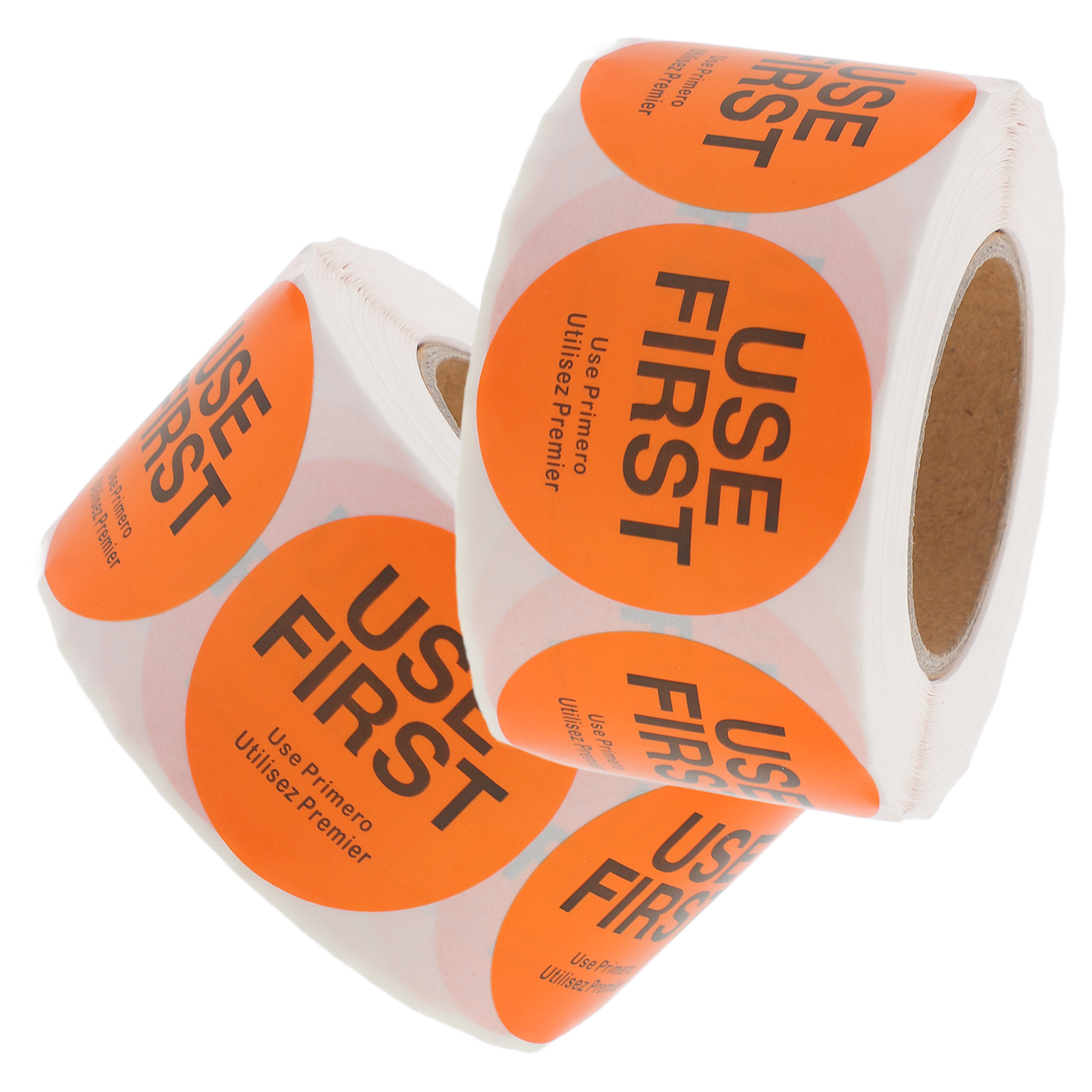 Strong Adhesion Matte Roll Stock Film Packaging Paper Circle Custom Roll Labels