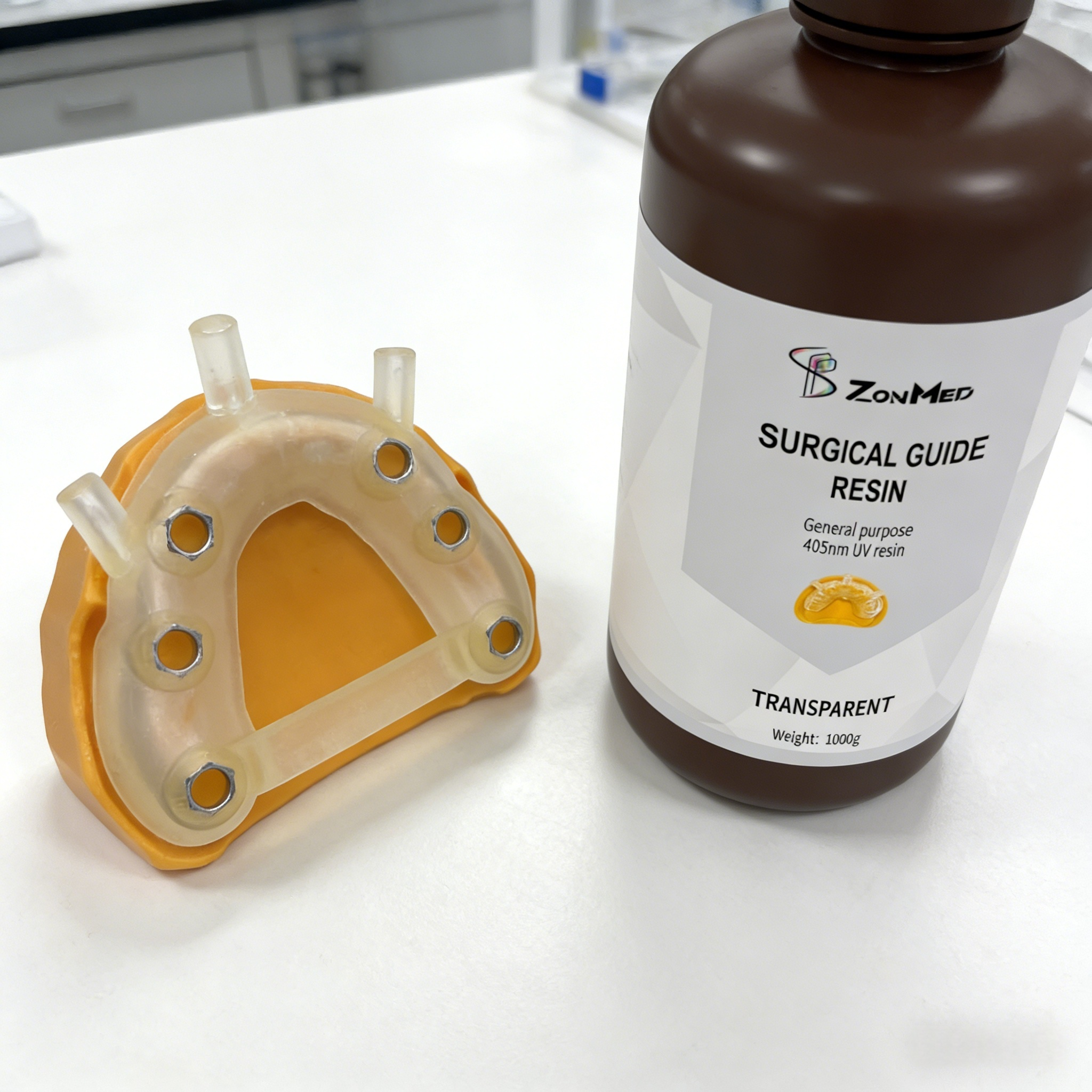 Shelflife 24 Months When Stored Properly Surgical Sensitivity Resin Translucent Or Tooth-colored Notch Impact Strength 25.5-35.5Mpa